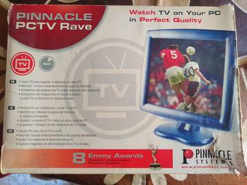 Pinnacle pc tv rave scheda tv per pc