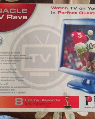 Pinnacle pc tv rave scheda tv per pc
