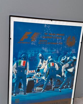 Manifesto Originale F1 Monza 1999 - 70° Gran Premi