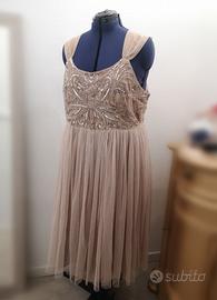 Abito damigella cerimonia nuovo tg 56