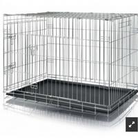 gabbia zincata trasportino per cani taglia grande