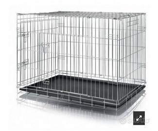 gabbia zincata trasportino per cani taglia grande
