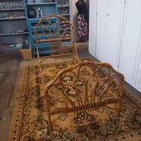 Letto singolo vintage in bamboo