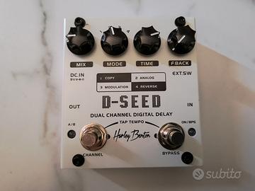 Pedale delay chitarra D-SEED Harley Benton