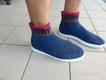  Sneakers alte a in maglia