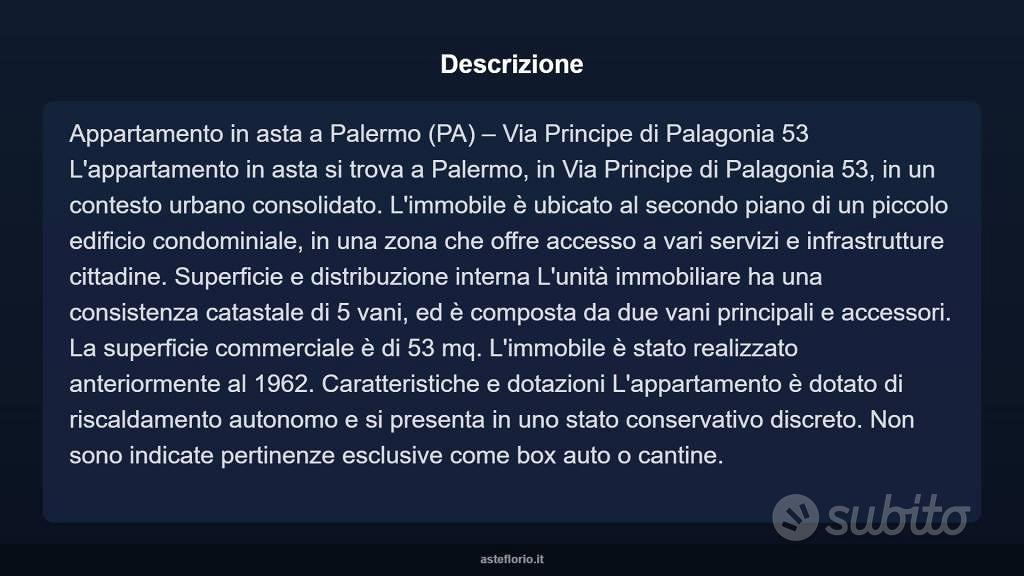 Appartamento – Palermo, Quartiere Matteotti, VIII Circoscrizione - Vista 4