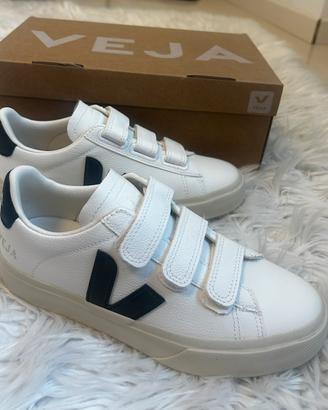 VEJA Sneakers Velcro White/Black EU36 - New w/ box