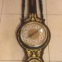 Orologio in legno con barometro, termometro...