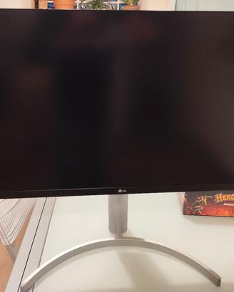 Monitor LG 4k 27 pollici modello 27UL650-W