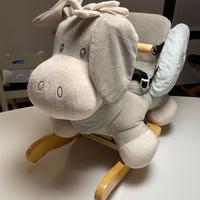 Cavallo a dondolo peluche Nattou asinello
