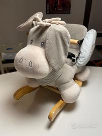 Cavallo a dondolo peluche Nattou asinello