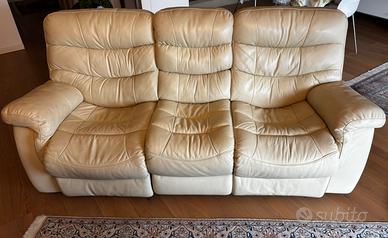 Divano in vera pelle