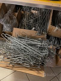 Ganci per pannelli forati varie misure