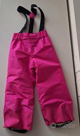 Pantaloni neve bambina 5/6 anni 