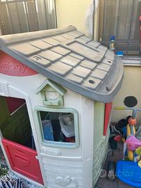 scivolo per bambini,con casa 