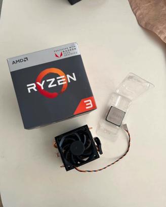 AMD RYZEN  3 2200G DISSIPATORE E SCATOLA INCLUSA
