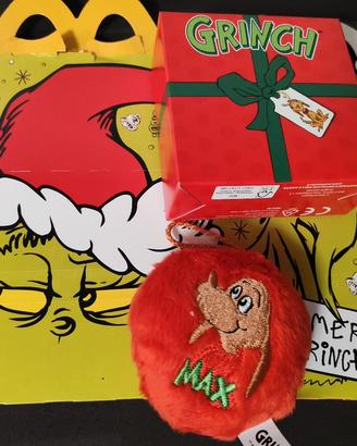 Grinch Palla Rossa Max Mc Donald's Natale 2025