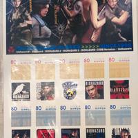 Resident Evil - Set francobolli giapponesi rari