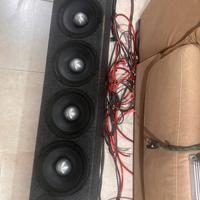 4 woofer vs audio 16cm 450w luno