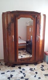 Armadio stile liberty con specchio inizio '900