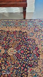 Tappeto persiano antico originale kirman Laver