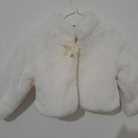 bolero in pelliccia per bambine