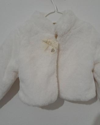 bolero in pelliccia per bambine
