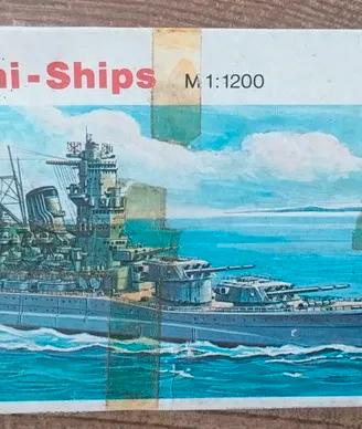 Revell model kit Mini Ship 1:1200 "Yamato" Occasio