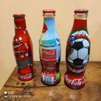 3 bottiglie  coca cola da collezione