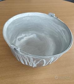 calderone in alluminio da 10 kg.
