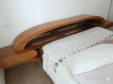 Letto Matrimoniale Vintage Anni '80/'90 – Design C
