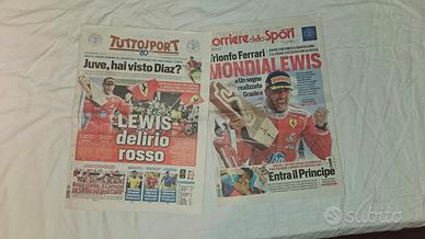Ferrari: 1° vittoria di Lewis in Ferrari!