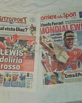 Ferrari: 1° vittoria di Lewis in Ferrari!