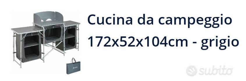 Cucina da campeggio 172x52x104cm