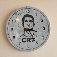 Orologio Cristiano Ronaldo in marmo di Carrara