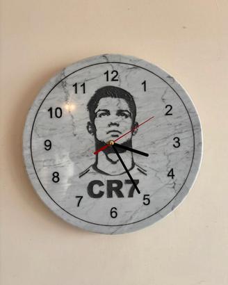 Orologio Cristiano Ronaldo in marmo di Carrara