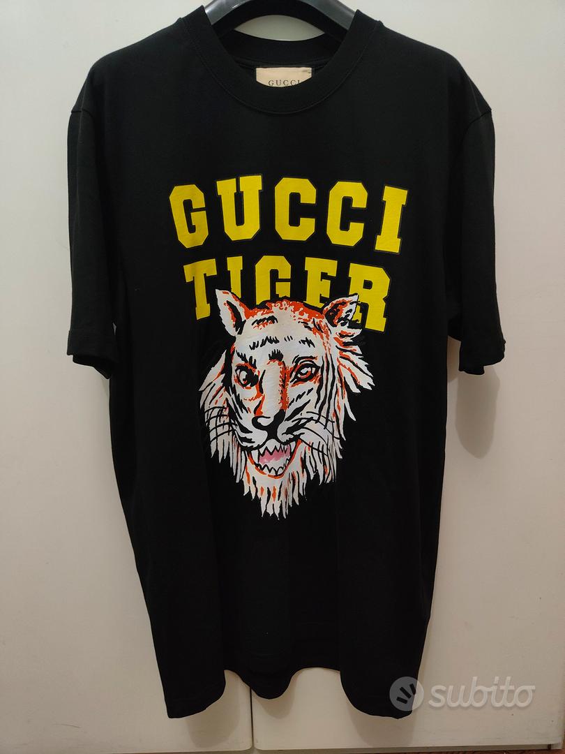 t shirt uomo maglietta Gucci Tiger TG M Abbigliamento e