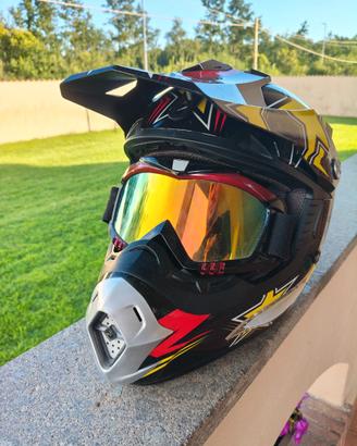Casco moto cross