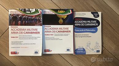 libri concorso Accademia Arma dei Carabinieri