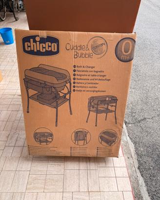 Fasciatoio con Bagnetto Chicco Cuddle & Bubble