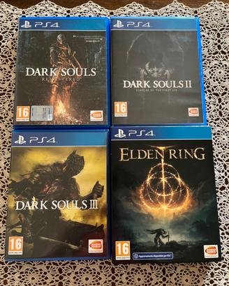 Collezione Dark Souls Elden Ring PS4 NON SPEDISCO