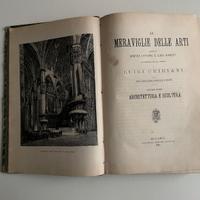 Libro arte antico "Le meraviglie delle arti"