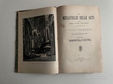 Libro arte antico "Le meraviglie delle arti"