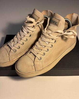 Hogan Rebel hi-top pelle beige tg. 42 – usate