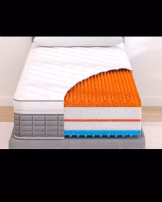 MATERASSO SINGOLO ESTATE INVERNO MEMORY FOAM