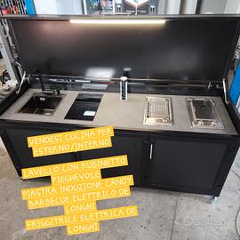 cucina per esterni in alluminio