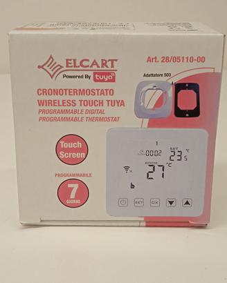 Cronotermostato wi fi touch