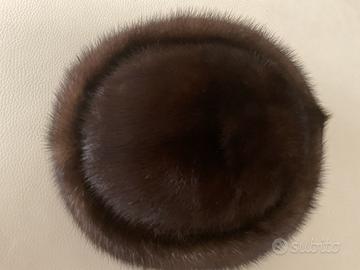 Cappello in vero visone NUOVO