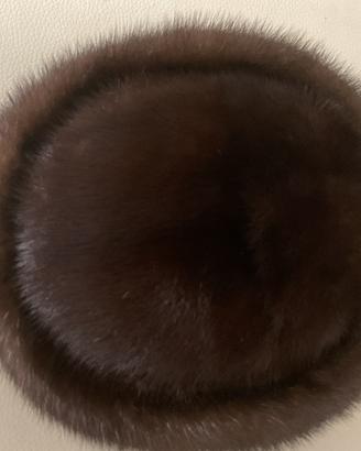 Cappello in vero visone NUOVO