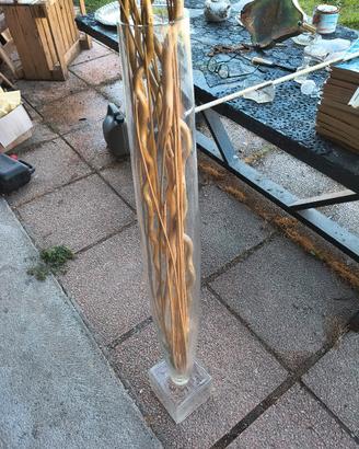 vaso vetro a colonna 
